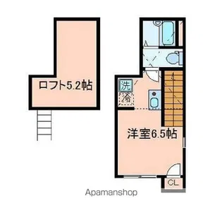 クリスタルコンフォート【203号室】の間取り