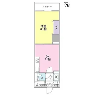 グランドメゾン三軒茶屋【9階】の間取り