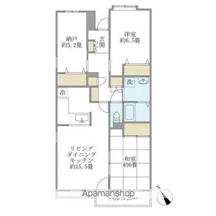 ISM南柏【3階】の間取り