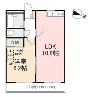 福岡レジデンスA【2階】の間取り