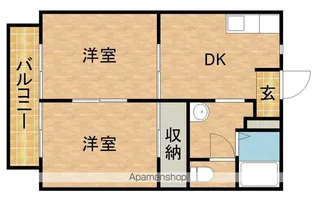 スターヒルズ神明【1階】の間取り