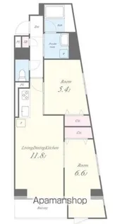 EAU・CLAIR 道灌山【4階】の間取り