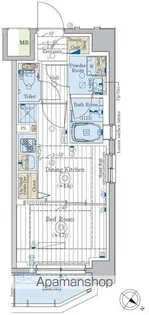 プラージュ リュー 押上【6階】の間取り