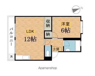 K’SB八王子 A棟【406号室】の間取り