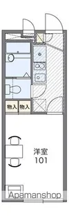 レオパレスひかり【303号室】の間取り