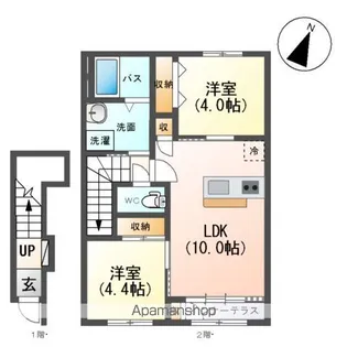 ルミナス【2階】の間取り