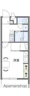 レオパレスアリシア【203号室】の間取り