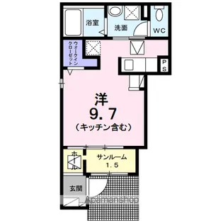 ヴィラ ウィングス【1階】の間取り