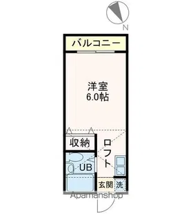 ハイムアライB【2階】の間取り