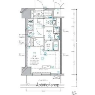 ディアレイシャス東別院4【7階】の間取り
