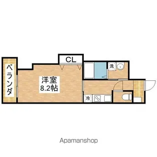 エルメディオ千種【7階】の間取り