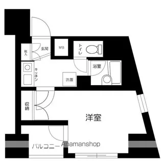 サンテミリオン東日本橋駅前【8階】の間取り