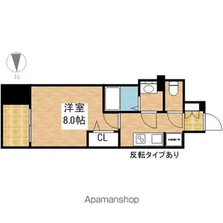 プレサンス上前津フィット【13階】の間取り