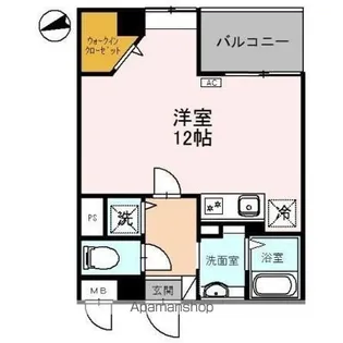 プレジデンス白銀【4階】の間取り