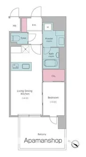 J.GRAN Court京町堀【11階】の間取り