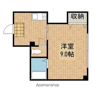 FP盛岡駅前ビル【303号室】の間取り