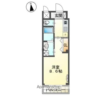 仮)西条本町駅前マンション【1階】の間取り
