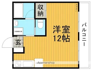 パーティアム石橋【1階】の間取り