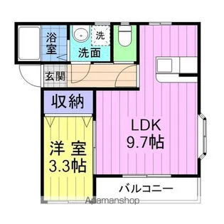 エスポワール【201号室】の間取り
