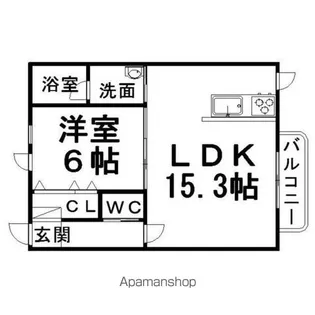 ウイント【3階】の間取り