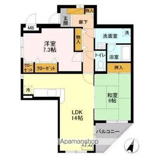 ファイン ヴィラ【2階】の間取り