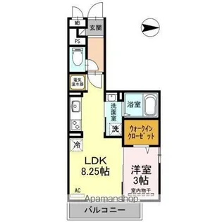 モンテローザ【3階】の間取り