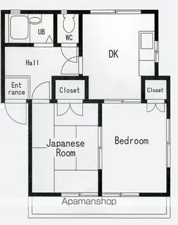 メゾン八瀬【102号室号室】の間取り