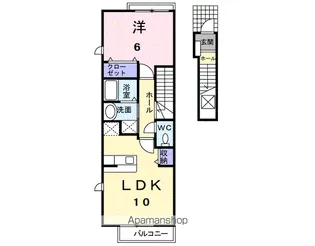 レアル パティオⅠ【2階】の間取り