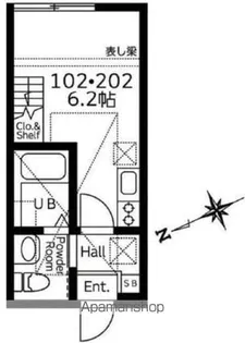 ハーミットクラブハウスROCCA A棟(旧弘明寺公園A号棟)【1階】の間取り