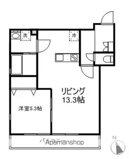 クオーレ東習志野【1階】の間取り