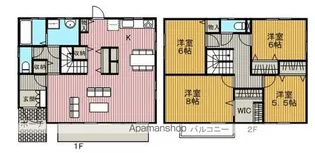 大阪府豊中市西緑丘3丁目【一戸建】の間取り