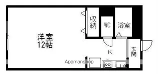 シトリン塚本【105号室】の間取り