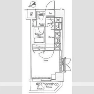 プレミアムキューブ新中野【5階】の間取り