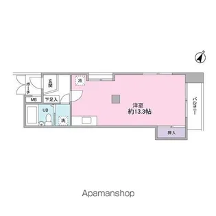 プチ・メゾン雪ケ谷【2階】の間取り