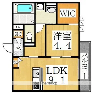 シンフォリアユザトA棟【2階】の間取り