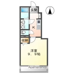 スターテラス古川B【1階】の間取り