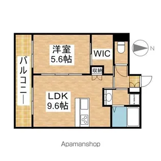 愛知県名古屋市千種区今池2丁目【マンション】の間取り
