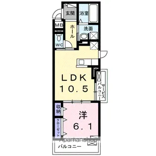 ヴィラプラシードⅡ【3階】の間取り