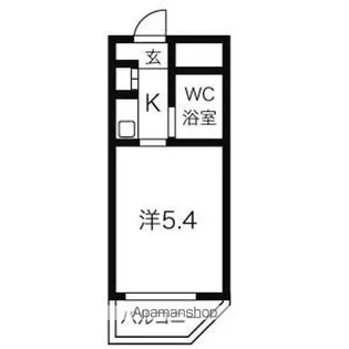 ドール東海通【6階】の間取り
