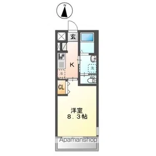 MILKY【2階】の間取り