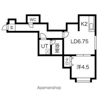 マンションアスリート【2階】の間取り