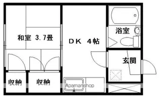 ロイヤルハイム【203号室】の間取り