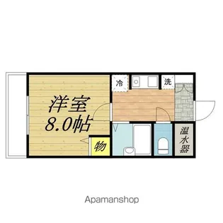 アップルヒル【102号室】の間取り