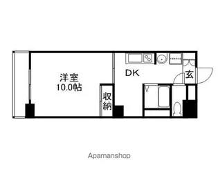 グレースガーデン岡山【4階】の間取り