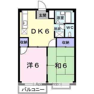 エルディムサンエー・Ⅰ【2階】の間取り