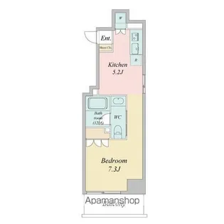 エスティメゾン川崎本町【3階】の間取り