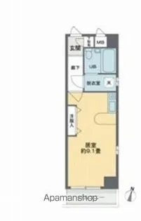 カーサグラン東向島【6階】の間取り