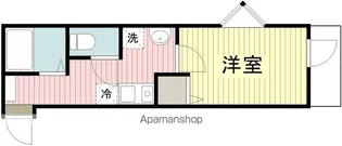 MELDIA新河岸【1階】の間取り