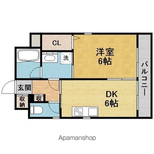 F−CUBE 1ST TOYONAKA STA.SIDE【5階】の間取り
