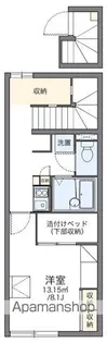 レオパレスサン秋竹【2階】の間取り